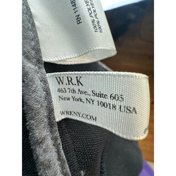 New! WRK M Classic Slim Fit Bomber Jacket $198 Alpha Industries Flight Black - Picture 9 of 9